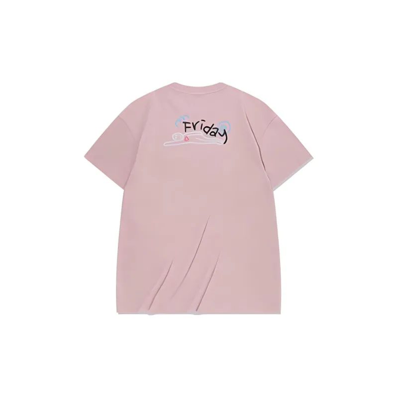 361° T Shirt Unisex Pink Clay Red-1
