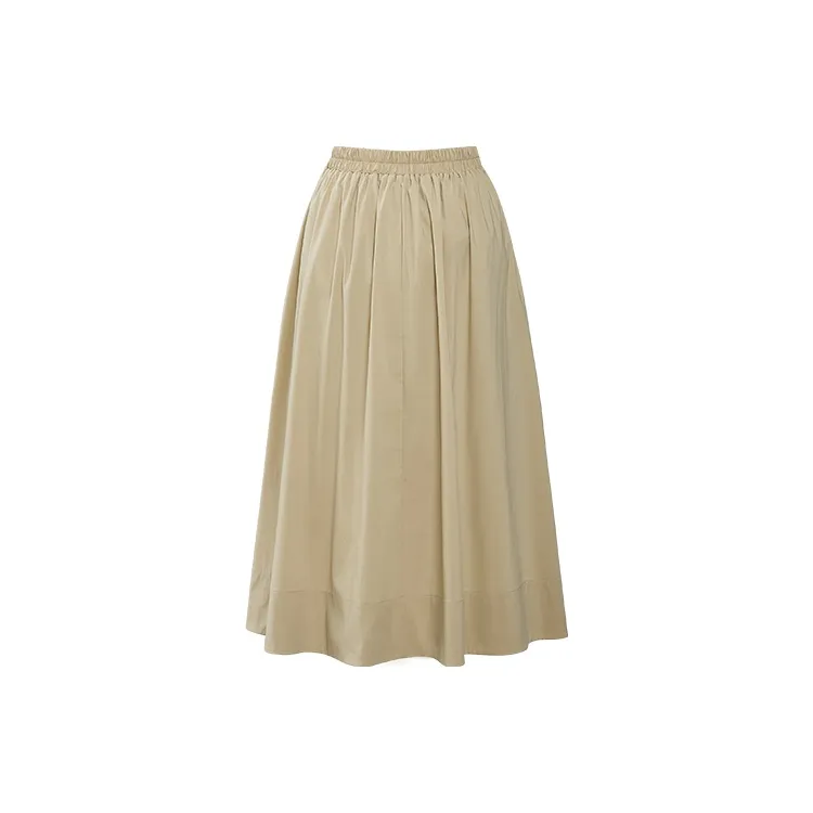 TAMMY TANGS Casual Long Skirts Women's Khaki-1