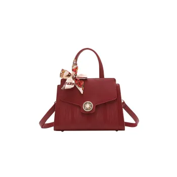 TTaG．baG Cow Leather Handbag Shoulder Bag Crossbody Bag Regular Women's Red