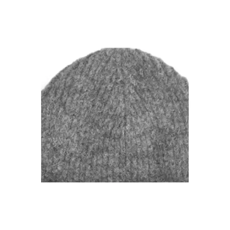 ARKET Polyester Alpaca Wool Elastane Beanies Women's Dark Gray-1