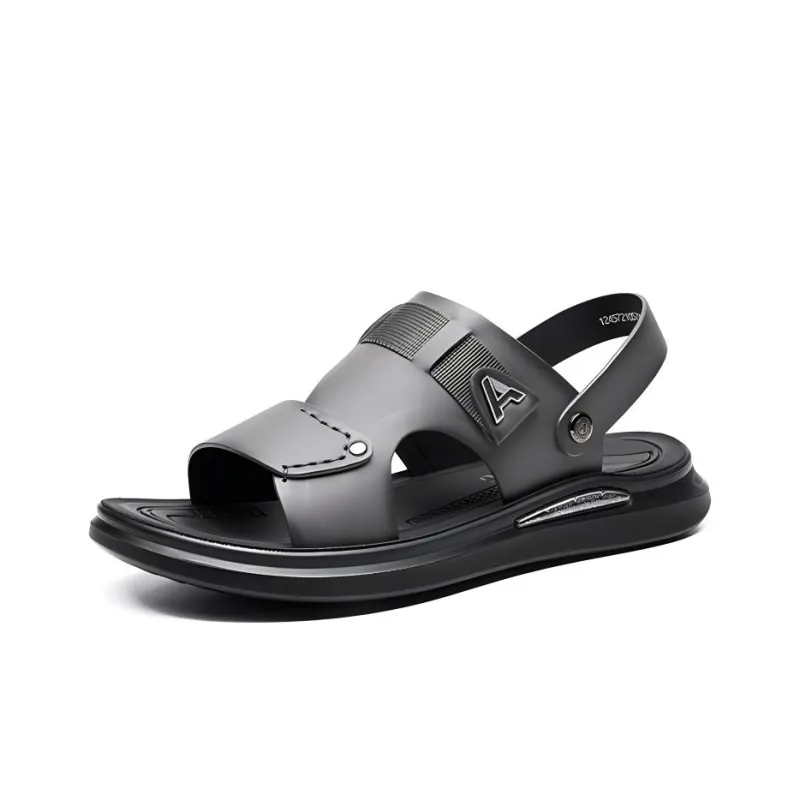 AOKANG Beach Sandals Men Black-5