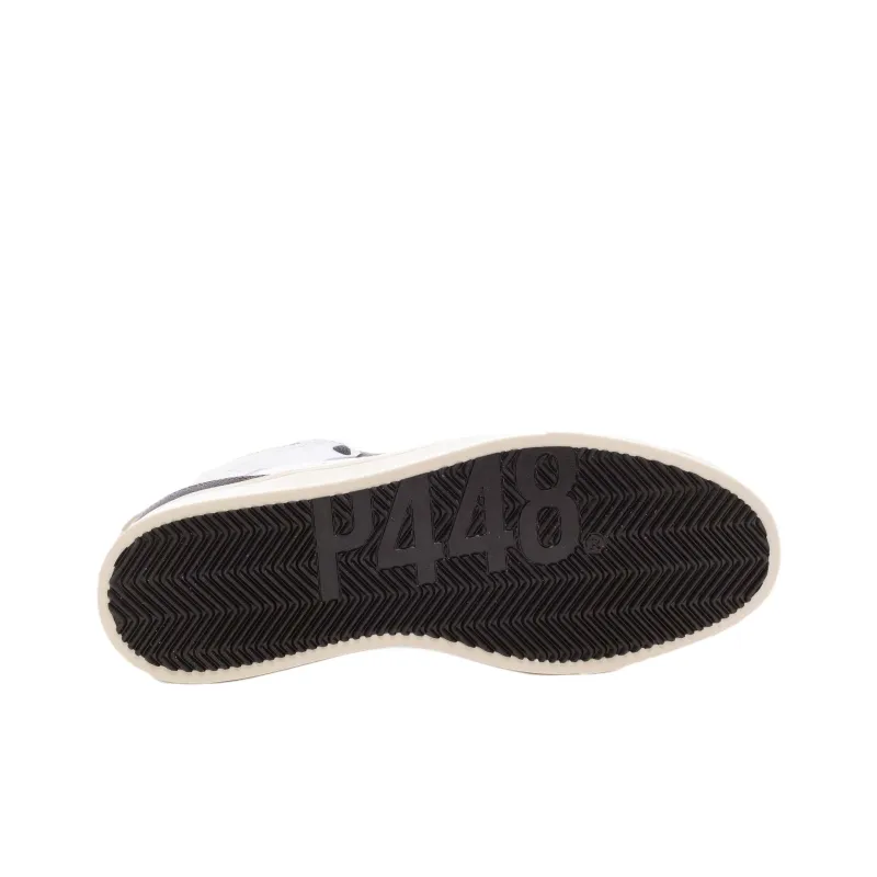 P448 High-Top Skateboard Shoes Men's Gray-3