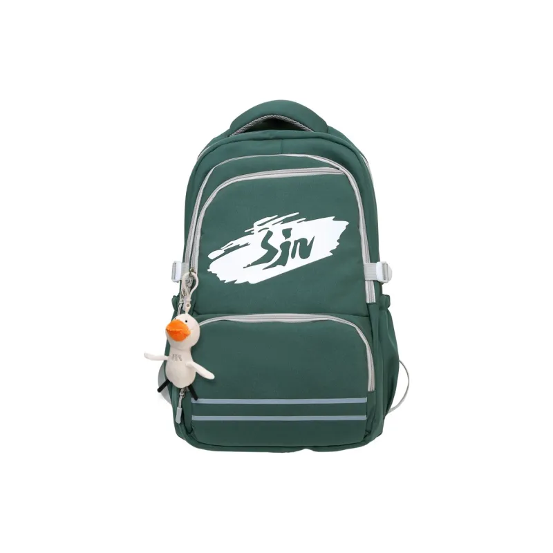 SWIMADE Nylon Backpack Regular Black/White Red/Red/Blue/Green-0