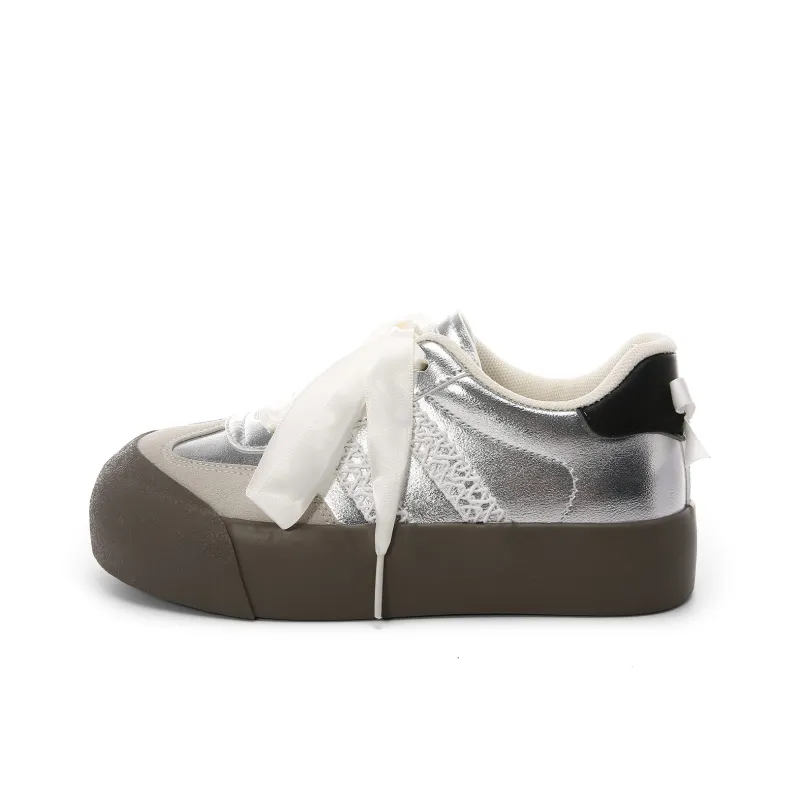 Cob Anti Slip And Wear Resistant Lightweight Low Top Skateboard Shoes Women's-5