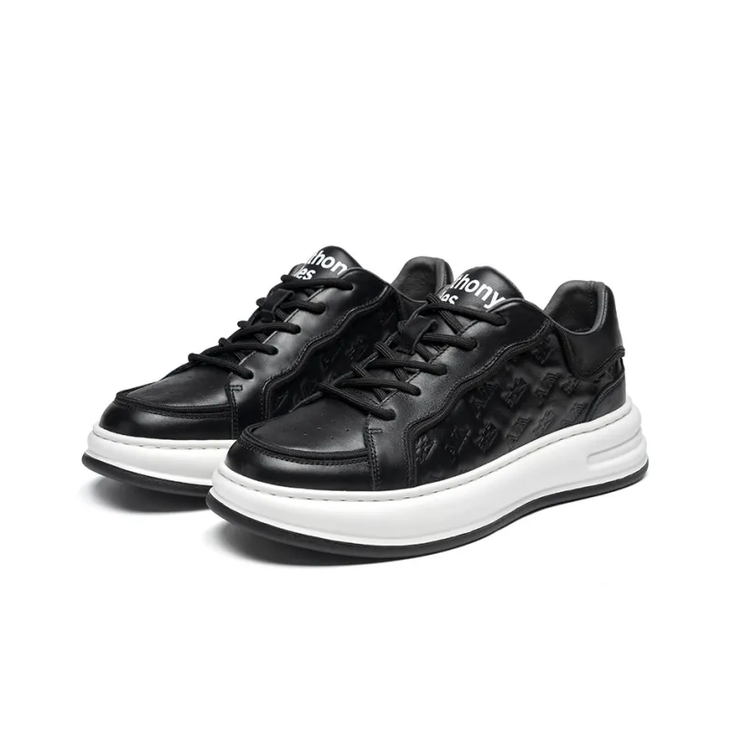 Anthony Miles Slip Resistant Height Increasing Low Top Skateboard Shoes Men's-1
