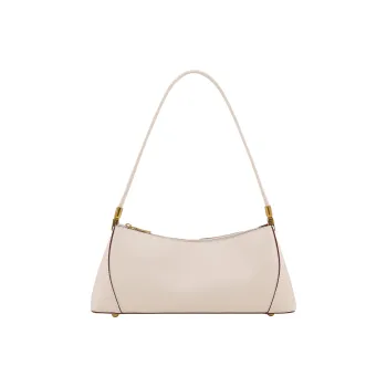 H YXIANG Microfiber Shoulder Bag Women's Beige