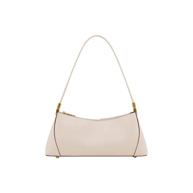 H YXIANG Microfiber Shoulder Bag Women's Beige-0