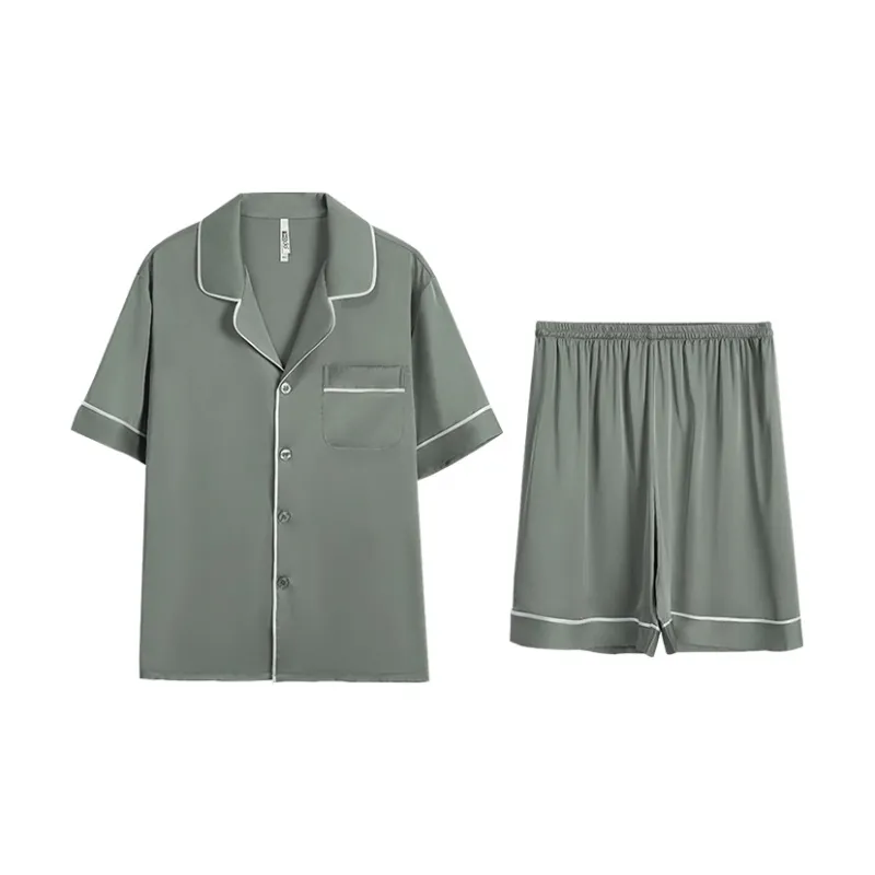 Red Beans At Home Pajama Set Men's-2