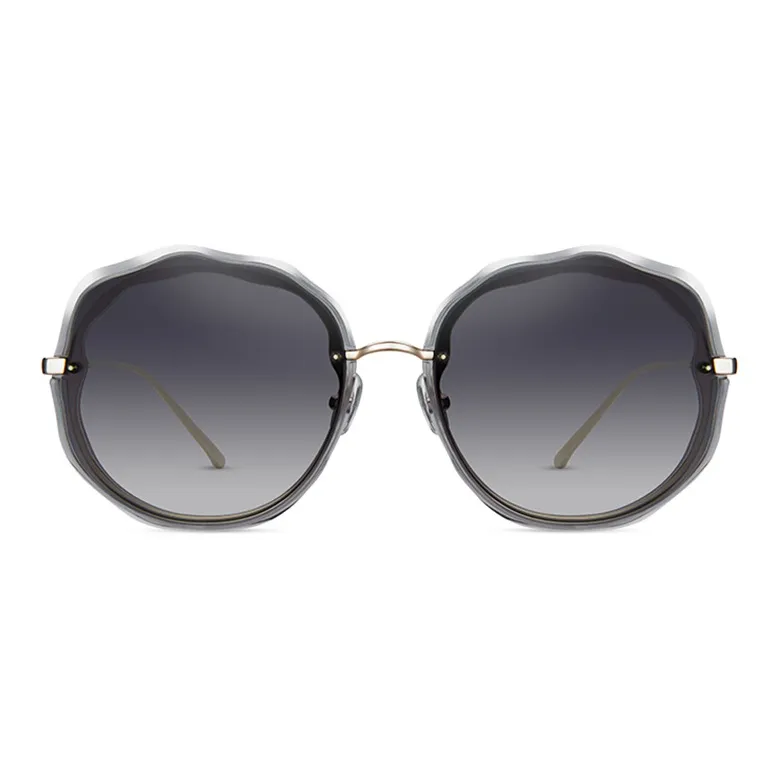 HELEN KELLER Alloy Round Sunglasses Unisex-5