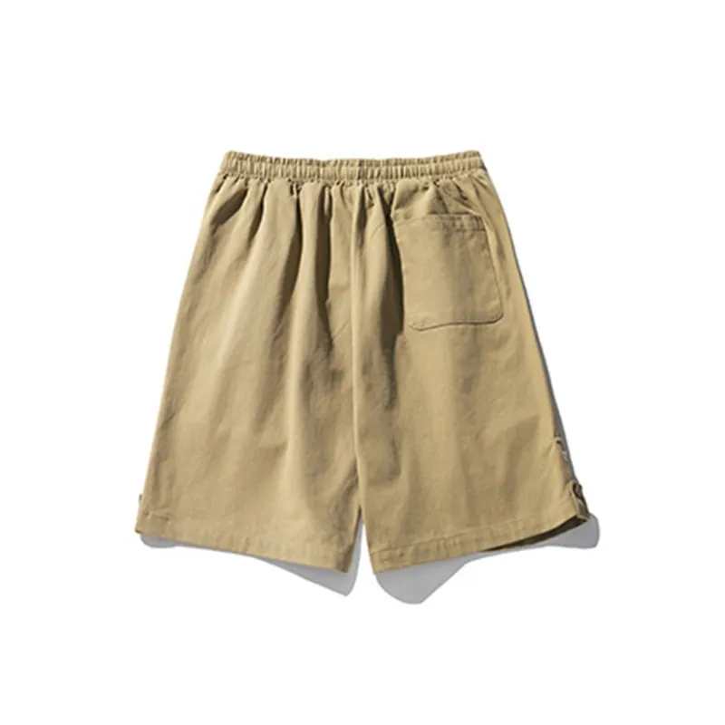 BAIJUAN Cargo Shorts Unisex Khaki-1