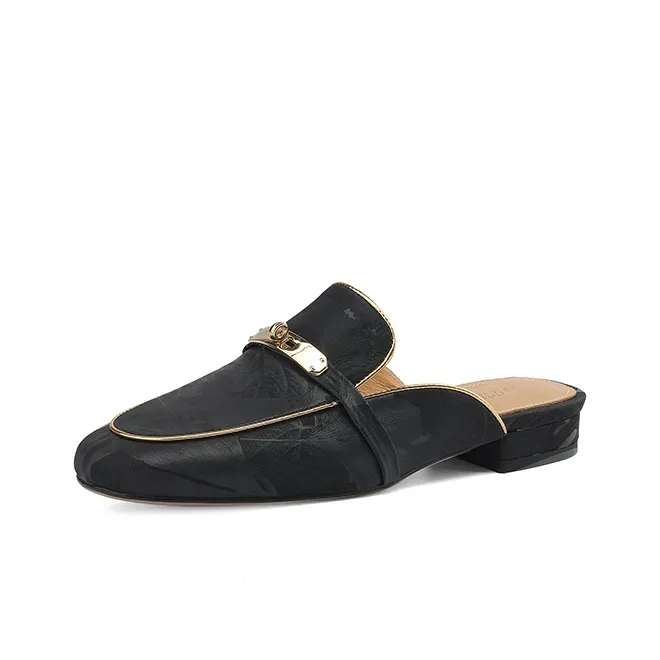 Echo&yolo TPR Sole Abrasion Resistant Slip Resistant Wrap toe Slippers Women's-0