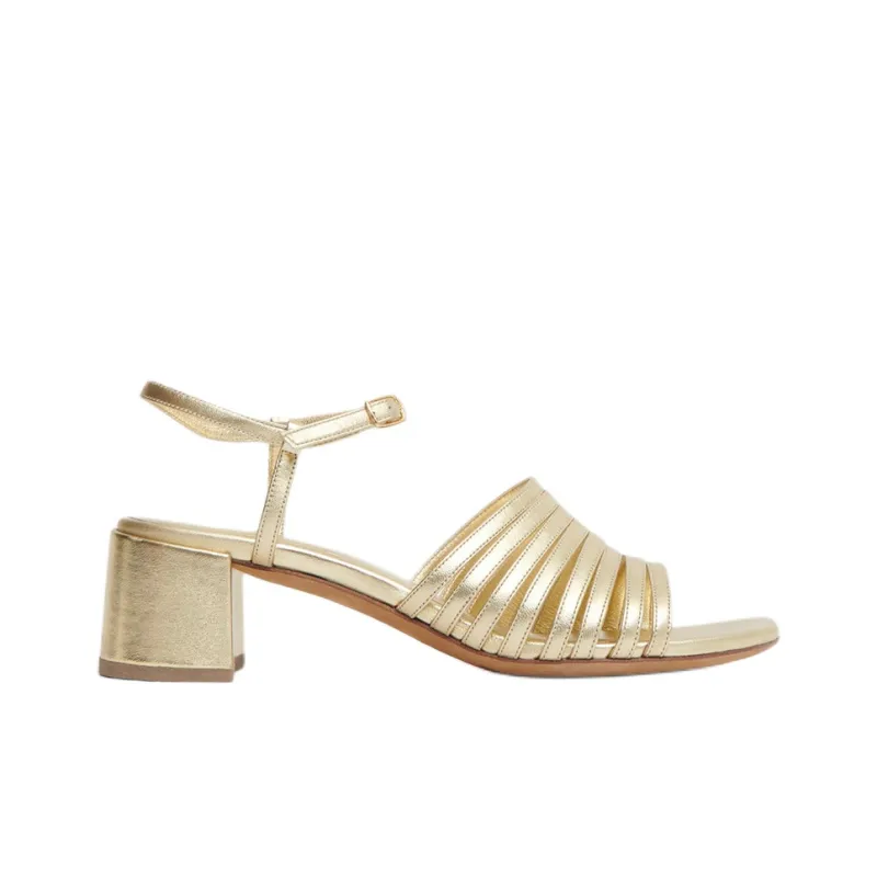 MANSUR GAVRIEL Strap Sandals 4.5cm Women's Gold-1