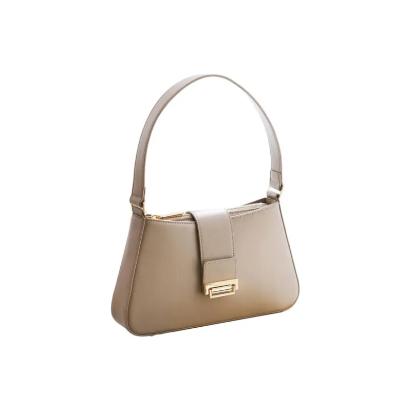 SAMANTHA THAVASA Synthetic Leather One Shoulder Handbags Large Size Women's Plain Fabric Color-1