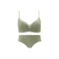 Vintage Green Bra Clothing Sets