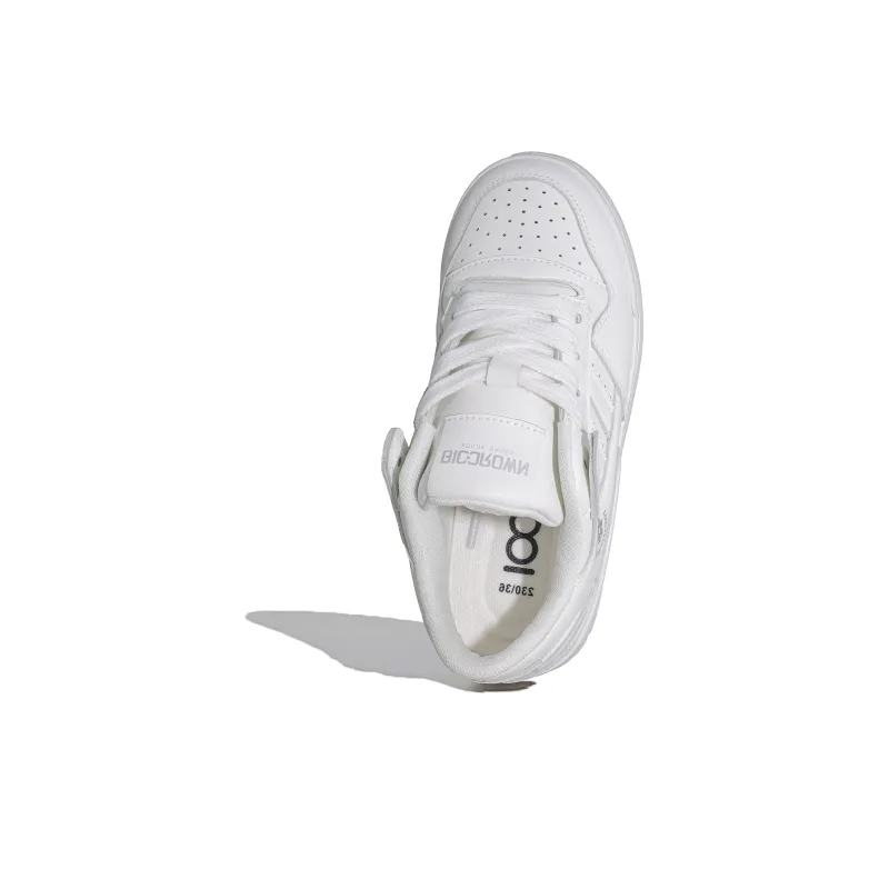 B10CROWN Slip Resistant Cushioning Low Top Skateboard Shoes Women's White-3