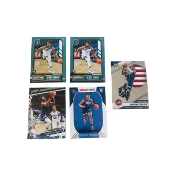 PANINI 20 21 Timberwolves Edwards Rising Stars 5 Piece Combination Star Card Quality Approved Sports Cards 5 Pcs