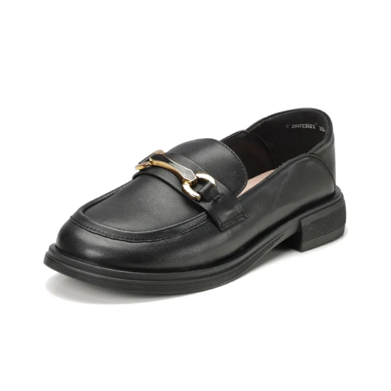CAIHEE Loafers Women's Black/Ecru-1