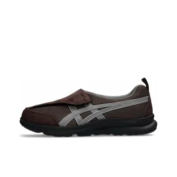 Asics Life Walker Anti Slip Wear Resistant Low Top Casual Running Shoes Men's Brown Gray