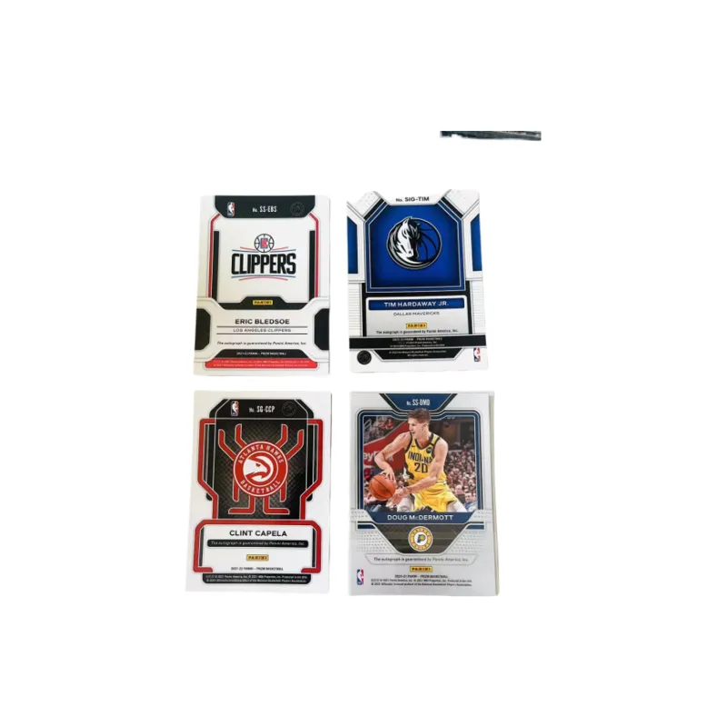 PANINI Bledsoe, Hardaway, Capela, McDermott Prizm Signature, Basketball Card, Card Product Access Sports Cards 4 Pcs-1