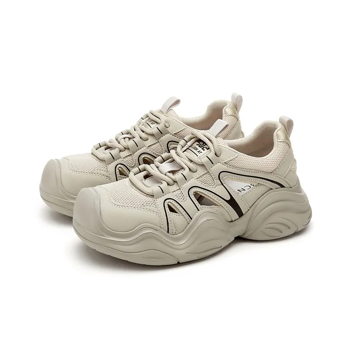 Jin Baichuan Lightweight Height Increasing Low-Top Chunky Sneakers Women's-6