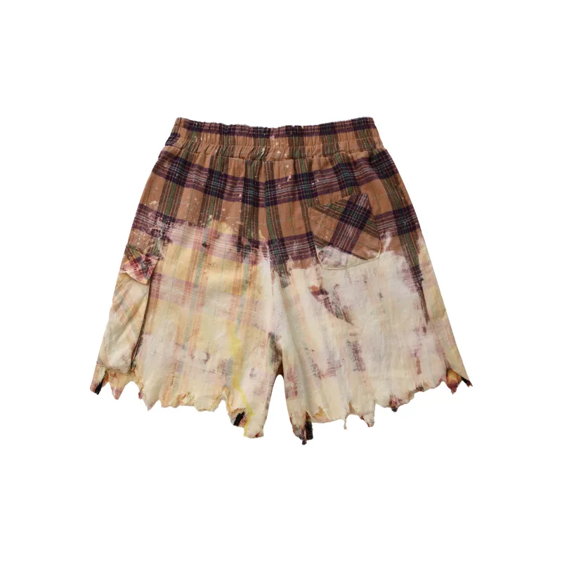 SSSAINT LOUIS Casual Shorts Unisex Purple-1