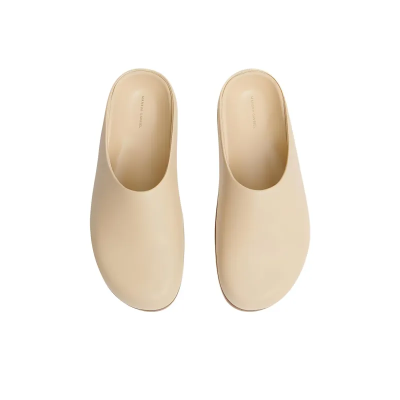 MANSUR GAVRIEL Closed Toe Slippers Women's Beige-3