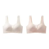 [Large Bust Accommodation]Champagne White+Pink Skin