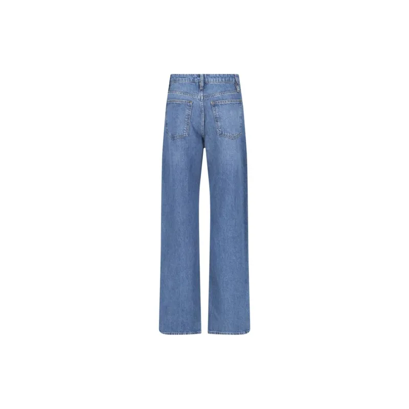 FRAME High Waist Straight Leg Jeans-1