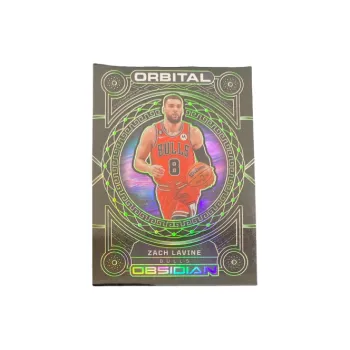 PANINI Zach LaVine 2022 23 Bulls, Obsidian 10/25 Player Card, Card Condition Passed Sports Cards 1 Pc