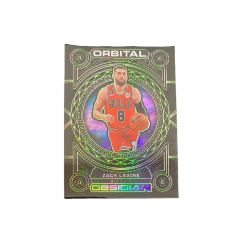 PANINI Zach LaVine 2022 23 Bulls, Obsidian 10/25 Player Card, Card Condition Passed Sports Cards 1 Pc