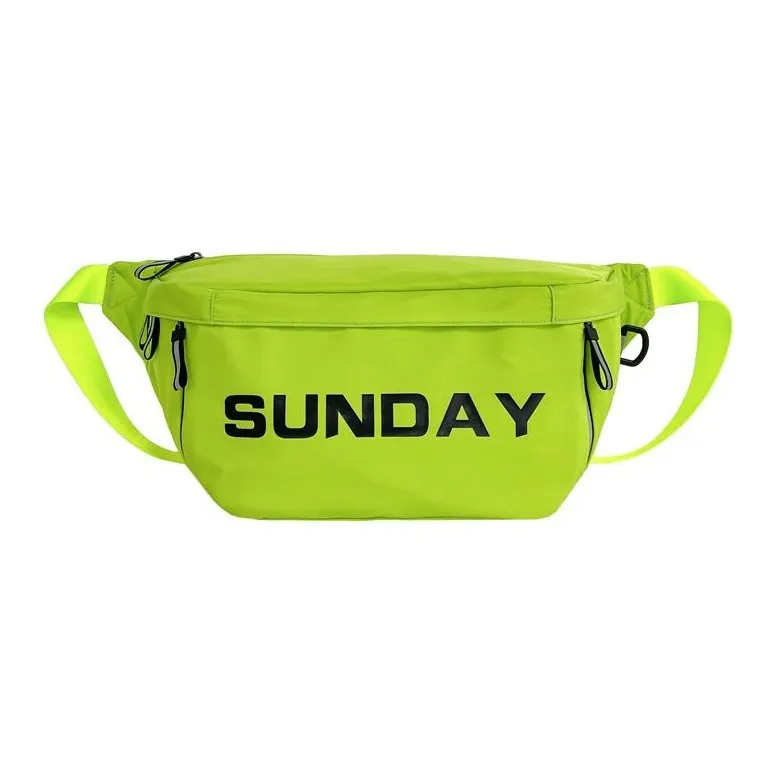 BRABOSTON Nylon Sling Bag Unisex Ecru/Gray/Black/Neon Green/Pink-7