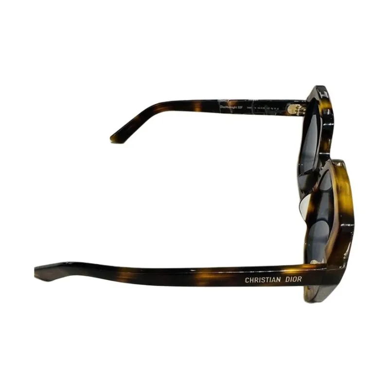 DIOR - Irregular Shape Sunglasses Women's Tortoiseshell-2
