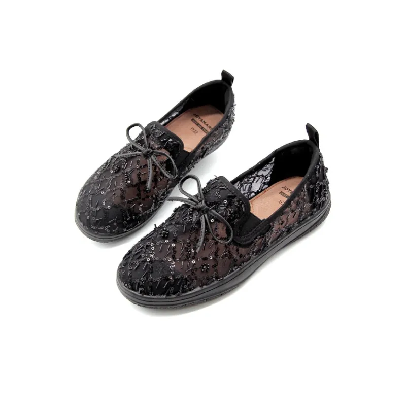 Joy&Mario Loafers Women's Apricot/Silver/Black-11