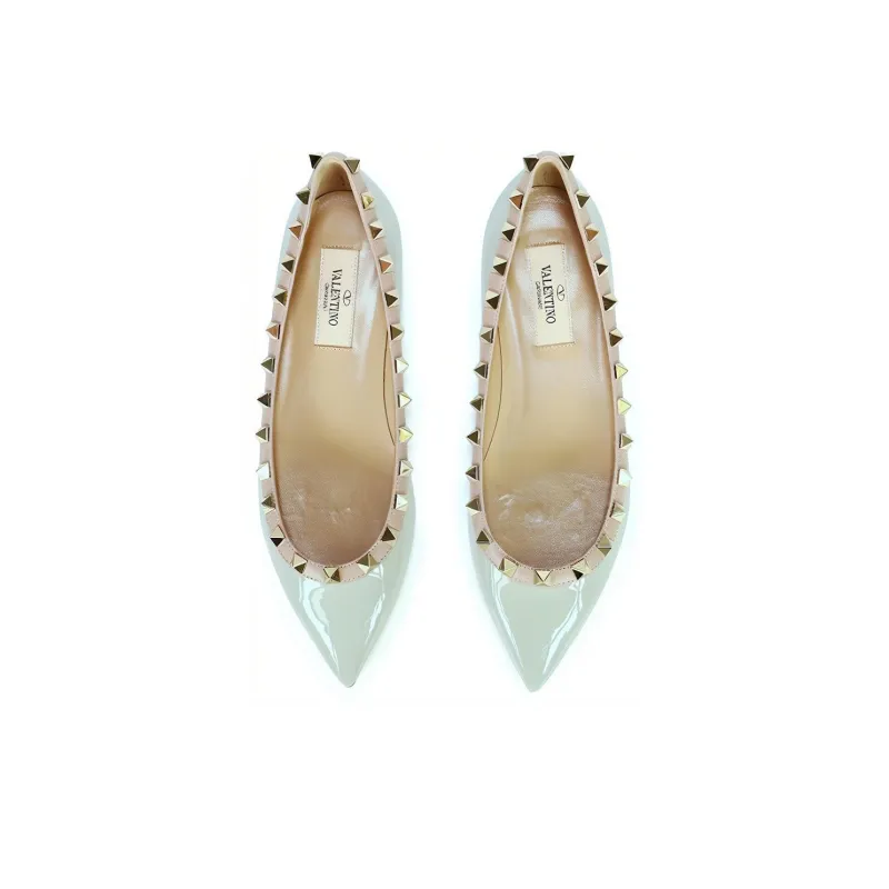 Valentino Flat Shoes Women's The Lake Is Green-3