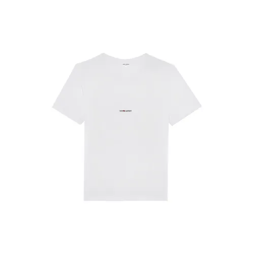 Saint Laurent Logo Rive Gauche T-shirt White/Black