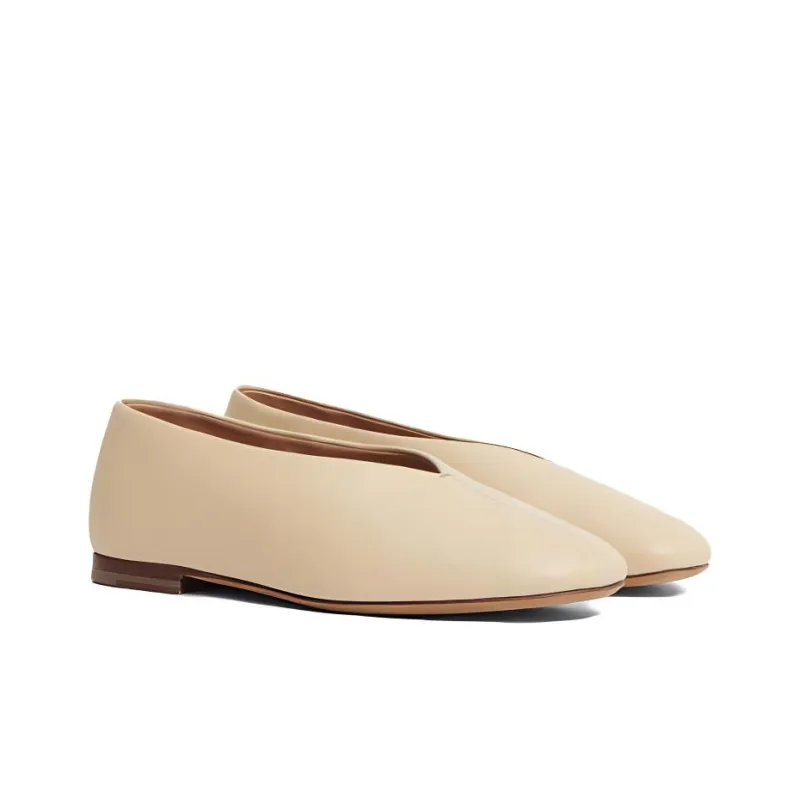 MANSUR GAVRIEL Glove Flat Casual Single Shoes Women's Beige-2