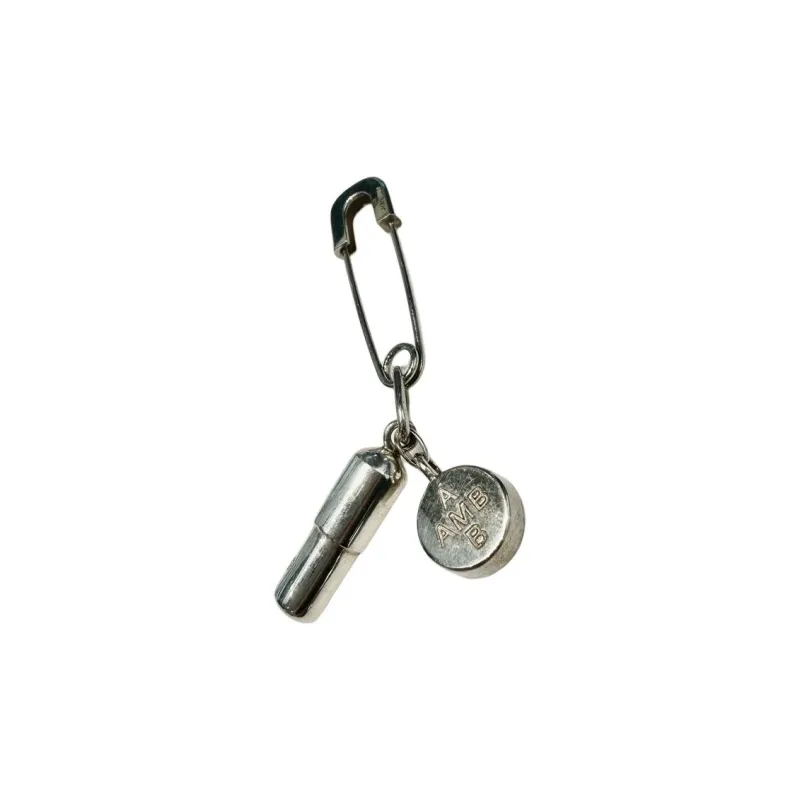 AMBUSH Silver Earrings Women's Silver-1