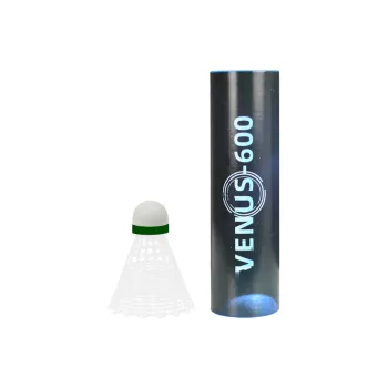 KUMPOO VENUS 600 Nylon Shuttlecock 6 Pack Nylon Everyday Shuttlecocks