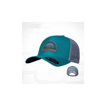 FLEXFIT Polyester Baseball Caps Unisex Mint Gray