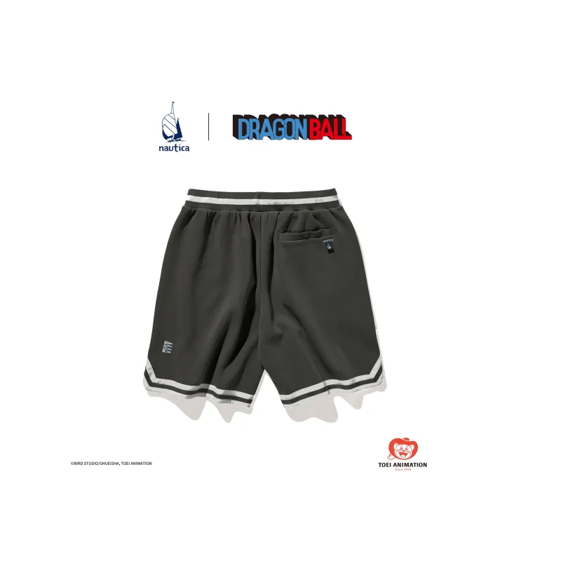 Nautica White Sail x LONGZHULIANMINGXILIE Knitted Fabric Casual Shorts Unisex-14