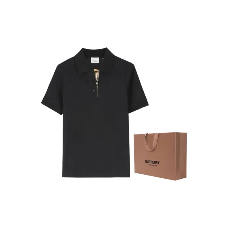 Burberry Polo Shirt Women's Black-1