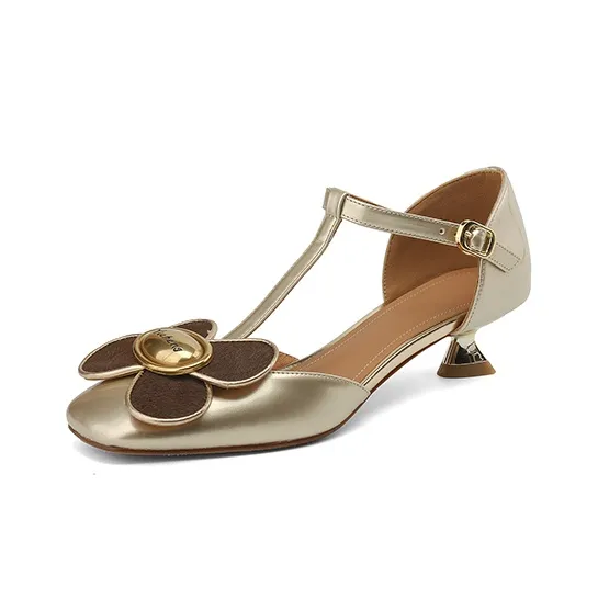 Echo&yolo Strap Sandals 4cm Women's-0