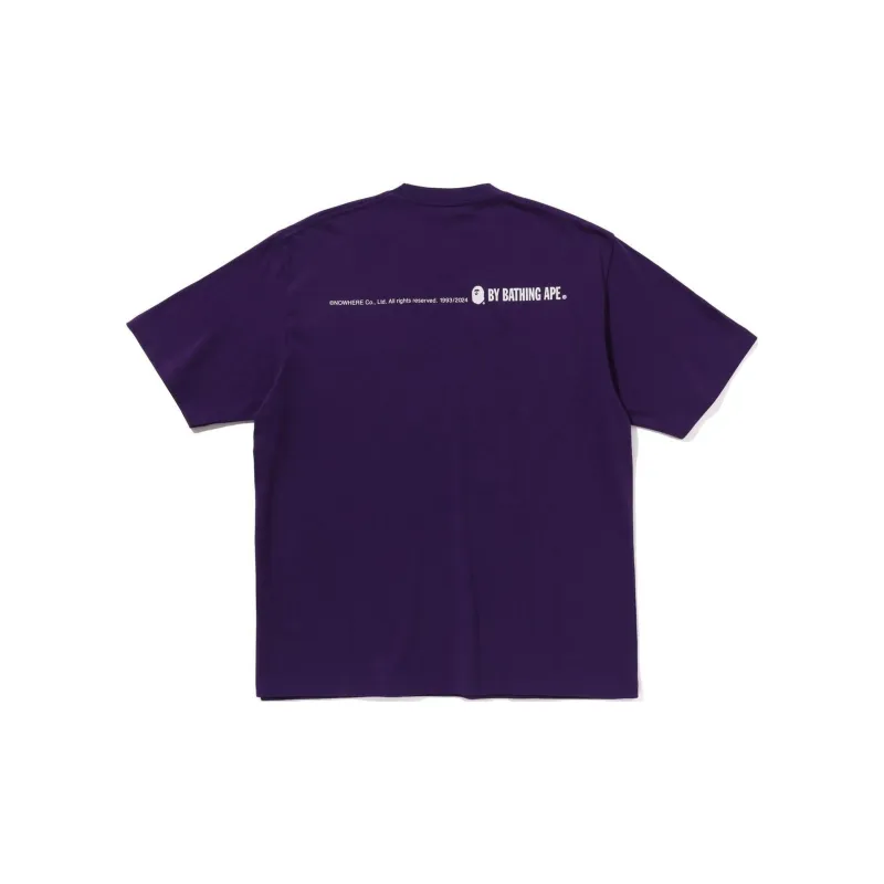 A BATHING APE Logo print Cotton T shirt-3