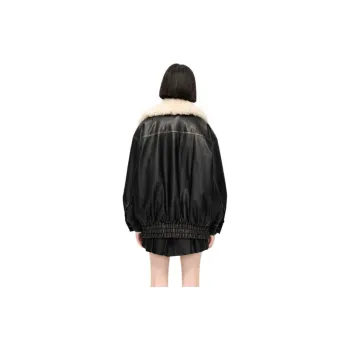MOCO Leather Jacket Women's Black