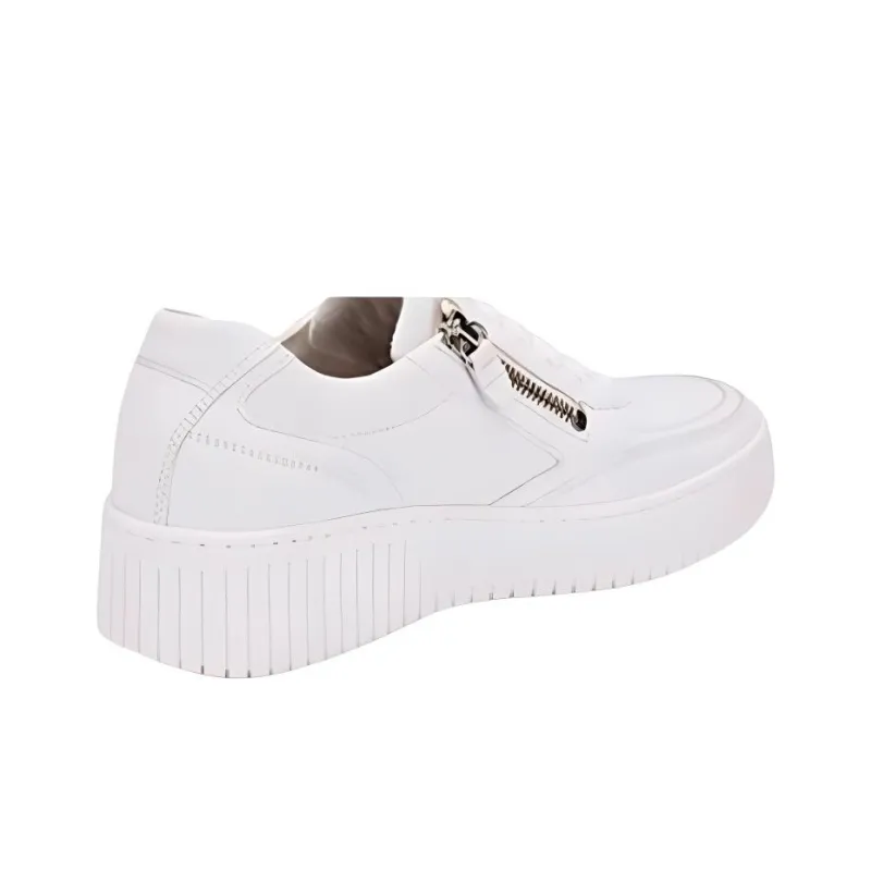 Gabor Low-Top Skateboard Shoes Women's White-3