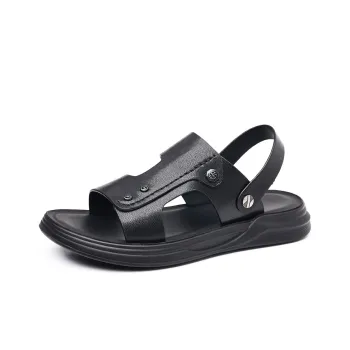 Cachiotti Beach Sandals Men Black/Khaki