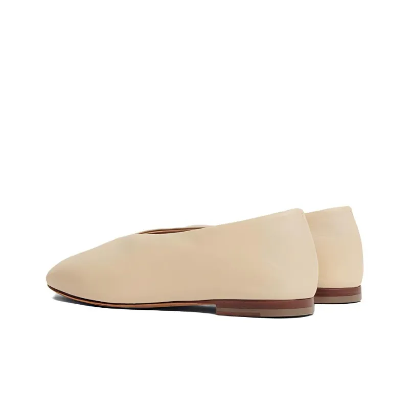 MANSUR GAVRIEL Glove Flat Casual Single Shoes Women's Beige-3