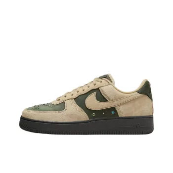 Nike Air Force 1 Anti Slip Wear Resistant Low Top Skateboard Shoes Women's Brown Green