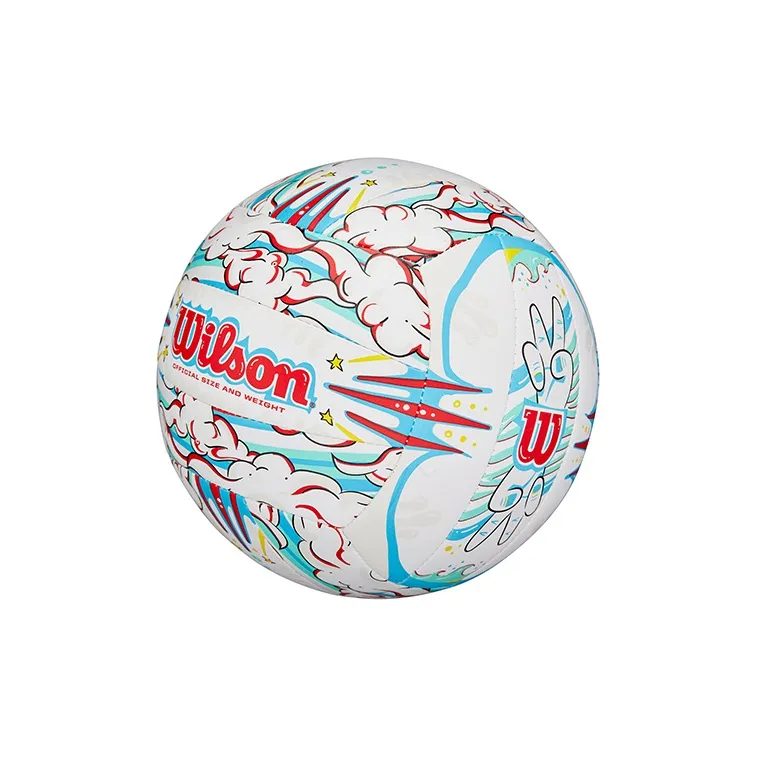 Wilson PU Size ５ Ball Volleyball Unisex Blue White Red-2