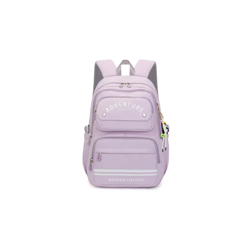 Natural Fish Oxford Backpack Regular Blue Purple Black Pink Gray-0
